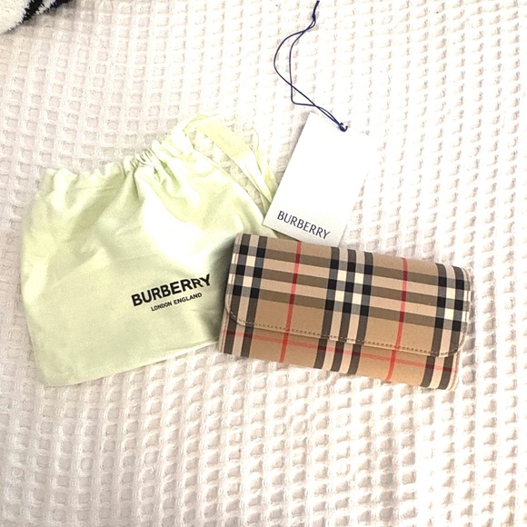 Burberry HALTON Vintage Check Wallet - Picture 6 of 9
